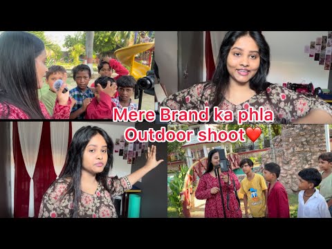 #vlog Mai gai park apne brand ka phla shoot krne.. Alhamdulillah ❤️❤️