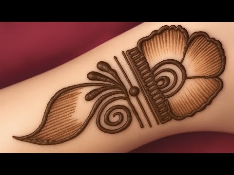 Beautiful Arabic Mehandi Design For Back Hand Mehndi Design Viral Mehandi Design Simple Mehandi