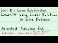 Fish Cost and Weight Calculations