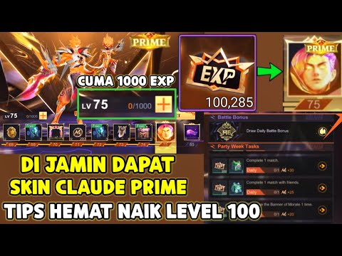 DI JAMIN DAPAT SKIN CLAUDE PRIME ! UDAH DI FIX MOONTON ! TIPS HEMAT LEVEL 100 EVENT M6