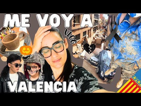 👻Halloween+Me apunto a CERÁMICA y 🖤 llegó la DANA a Valencia...❤️‍🩹