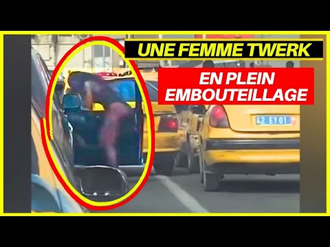 Incroyable Scène : Une Femme Danse En Plein Embouteillage