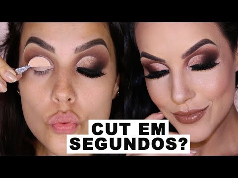 MAQUIAGEM CUT CREASE EM SEGUNDOS? QUE TRUQUE É ESSE? BRUNA MALHEIROS