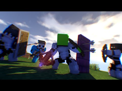 Dream Bow Shot Dream vs MrBeast Challenge Minecraft Manhunt Animation