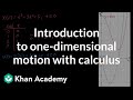 Understanding Motion in One Dimension