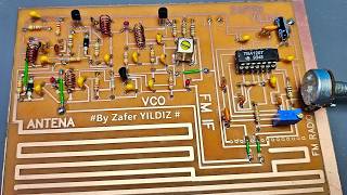 Unique Design – FM Radio with Transistor Tuner and Built-in Antenna