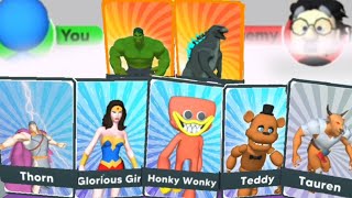 Beli Pasukan Kartu Monster Terkuat & Termahal ada Hulk, Thor, Freddy, Huggy wuggy | Monster Draft