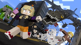 BOMBARDINO CROCODILO'S City ATTACK!! - Minecraft Brainrot Animation