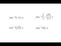 Inverse Tangent and Tangent Functions