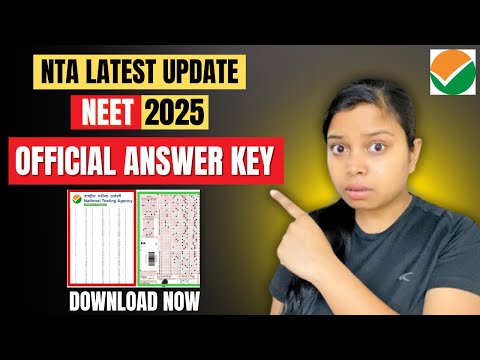 NEET 2025 official Answer Key OUT! Check Score & Challenge Now! 🔥