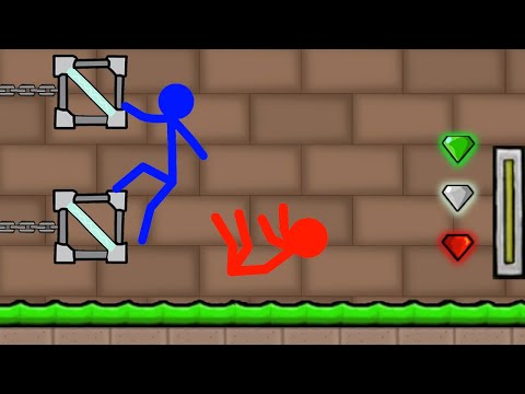 Watergirl and Fireboy Stickman Animation - FUNNY MOMENTS COMPILATIONS