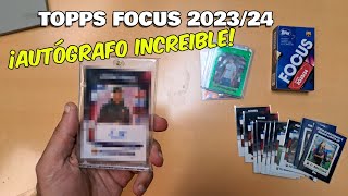 TOPPS FOCUS 2023/24 CON AUTÓGRAFO DE JUGADOR TOP DEL BARÇA