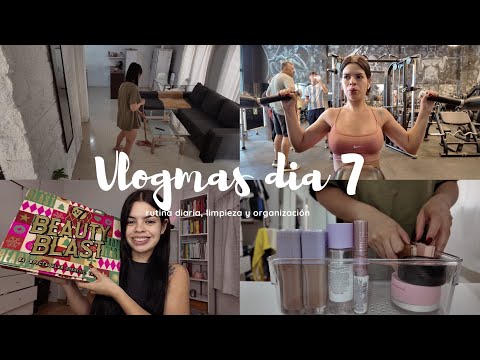 VLOGMAS 7: rutina diaria + dia de organizacion & limpieza del hogar