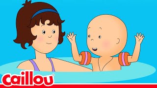 La première leçon de natation de Caillou | Caillou Français