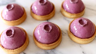 You’ve Never Seen a Blueberry Tart Like This! 💜🍰