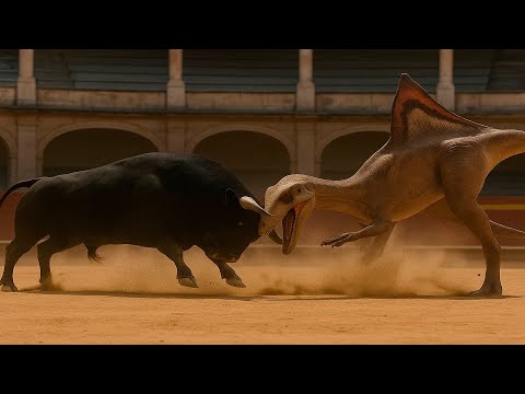 Toro de Lidia vs Concavenator Corcovatus ¿Quién gana?