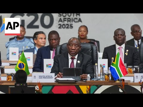 YouTube video thumbnail: South Africa President Closes G20 Summit Amid Diplomatic Spat With US
