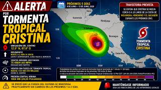 🔴🌀 ACTUALIZACIÓN CRISTINA FRENTE A CENTROAMÉRICA.🔴🌀 #huracan #pronosticodeltiempo