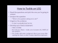 LEQ Writing Strategies and Skills