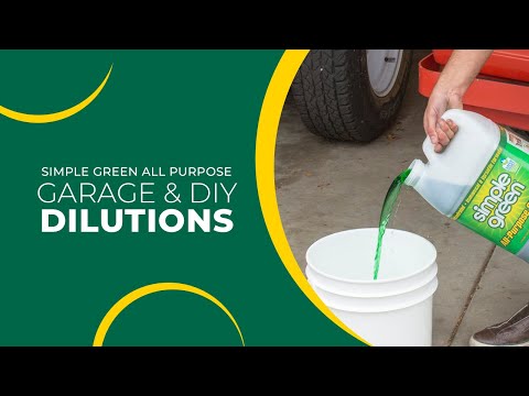 Simple Green Garage and DIY Dilution