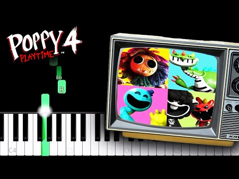 Poppy Playtime Chapter 4 - OFFICIAL CHARACTER JINGLES ▶ Piano Tutorial