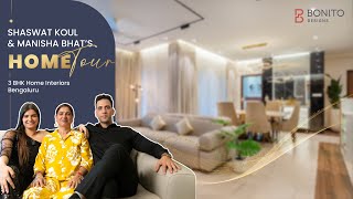 Modern 3BHK Home Tour in Bangalore | Client Testimonial - Bonito Designs