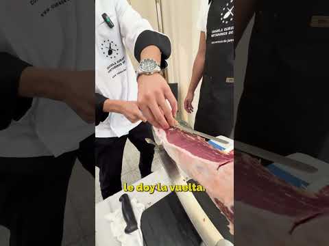 Aprendiendo a nivelar el jamón🔪🤓