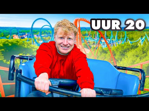 24 Uur Overleven In Rijdende Achtbaan!