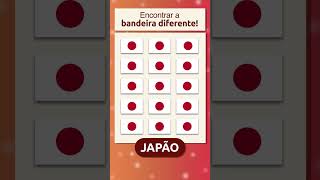 Qual é a bandeira diferente? 🕵🏻‍♂️ Japão 🇯🇵