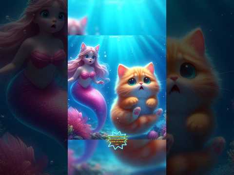 ❤️‍🔥Mèo Con 🐯 và 🐬Nàng Tiên Cá🧜‍♀️🧜 #cat #catai #catcute #catkitten #catstory #meowslovers