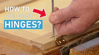 How to Add Hinges to a Cabinet Door