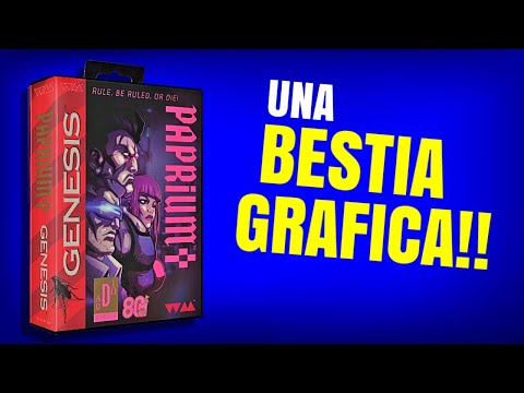 AL FIN EMULADO! Paprium, una BESTIA GRAFICA! (Genesis - Mega Drive - Homebrew - 2025)