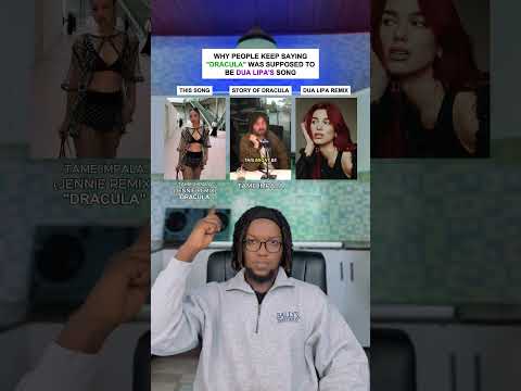 Why People Keep Saying Tame Impala, JENNIE "Dracula" Was Supposed To Be Dua Lipa's #shorts #jennie