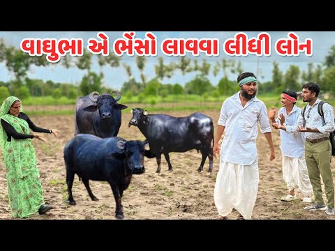 વાઘુભા એ ભેંસો લાવવા લીધી લોન // કોમેડી વિડિયો // Gujarati Comedy Video // Funny Desi Boys