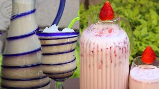 Refrescantes y Deliciosas! Cómo preparar Agua de Horchata de Fresa y Agua de Café