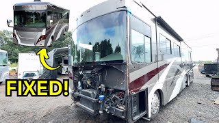 We FIXED The Wrecked Diesel RV W/ The Wheelchair Accessible Lift!