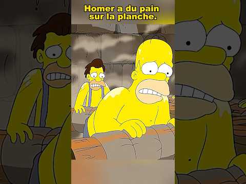 Homer a du pain sur la planche. #shorts #foryou