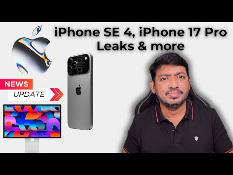 iPhone SE 2025, iPhone 17 Pro Leaks & Apple Studio Display with mini LED Upgrade News