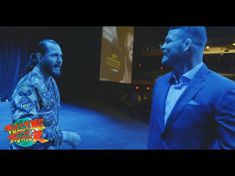 Jorge Masvidal and Michael Bisping Cross Paths Backstage
