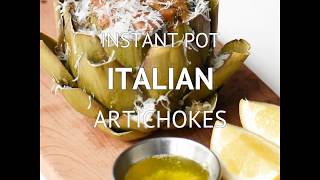 Instant Pot Italian Stuffed Artichokes thumbnail