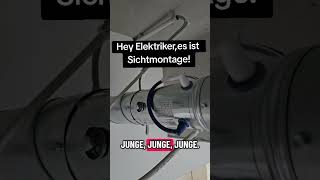 Joar kannste so machen,wenn du keine Ehre hast.😅 #Elektriker #lüftung #Volumenstromregler #Baustelle