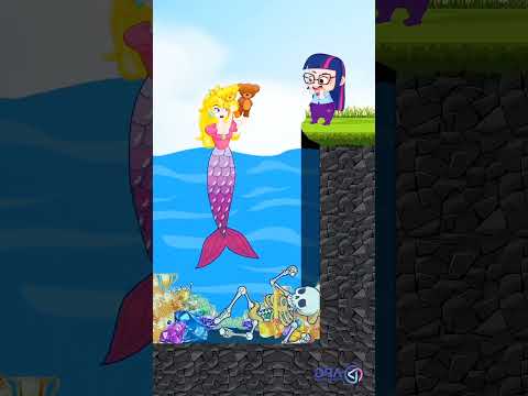 Mermaid Help The Man To Save His Wife ๐ญ #shorts