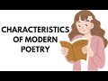Modern Poetry Concepts and Characteristics