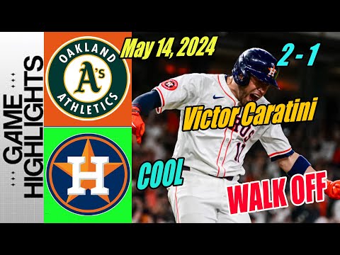 H-Astros vs Oakland Athletics [Highlights] (inning 10) | WALK OFF | Caratini, you're a GEM! 💎