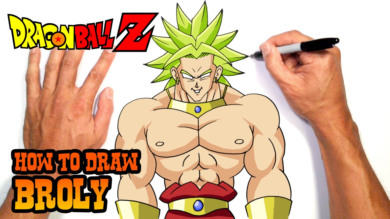 How to Draw Broly - Dragon Ball Z