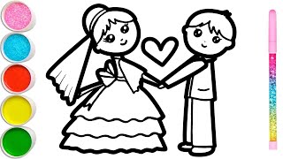 How to draw a wedding, cosmetics, elephant, clothes for children