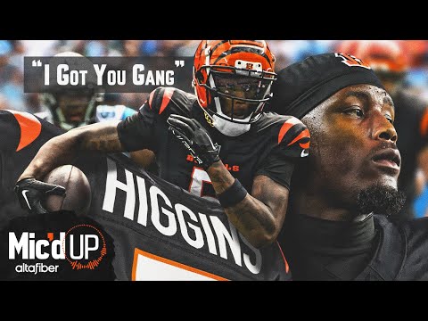 "I got you gang" TEE HIGGINS was ready to block for Ja'Marr Chase | Mic'UP