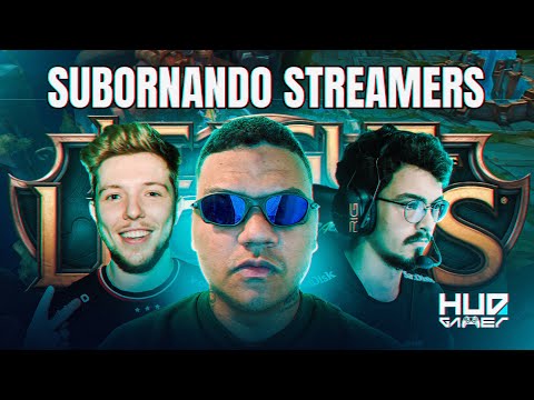 SUBORNEI STREAMERS DO LEAGUE OF LEGENDS PARA TROLLAR A PARTIDA