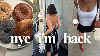 back in new york after traveling for a year