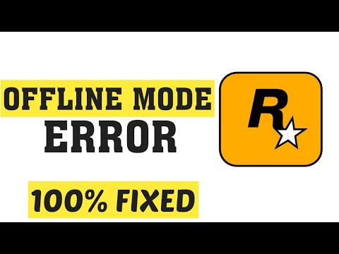 rockstar game launcher offline mode fix